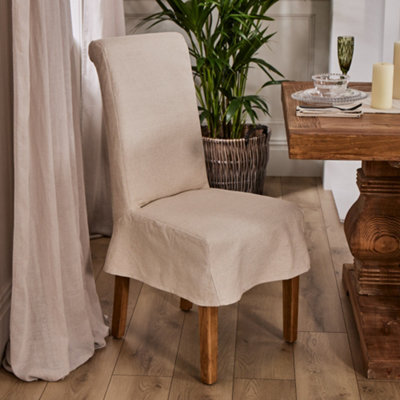 Dibor Riviera Loose Cover Kitchen Furniture Dining Room Chair - Natural - image 1