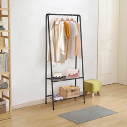 Heavy Duty Metal Clothes Rail Garment Hanging Display Stand Rack - thumbnail 4