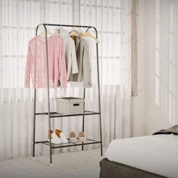 Heavy Duty Metal Clothes Rail Garment Hanging Display Stand Rack - thumbnail 5