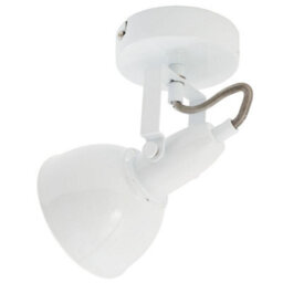Briloner White Wall Light Spotlight Industrial Retro Lamp E14 Adjustable Metal Spot - thumbnail 5