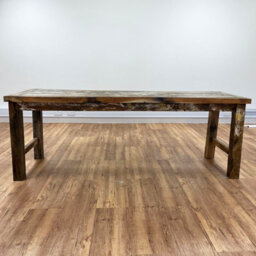 Serenityy Recycled Teakwood Dining Table Hand-Made In Bali Seats Up To 8 - thumbnail 3