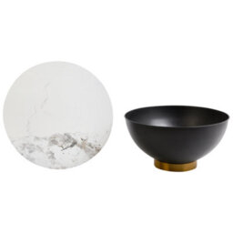 Beliani Coffee Table Nadine Ceramic Black With Storage - thumbnail 4