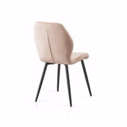 Sonara Set Of 2 Modern Velvet Dining Chairs With Diamond Quilted Upholstery And Ergonomic Curved Backrest - thumbnail 9