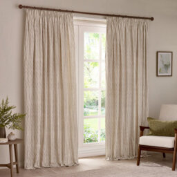 Yard Hebden Striped Cotton Pencil Pleat Curtains, Natural, (W) 229 X (D) 183Cm - thumbnail 2