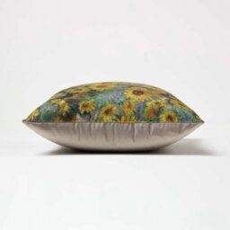 Homescapes Van Gogh Sunflowers Filled Velvet Cushion 46 X 46 Cm - thumbnail 4