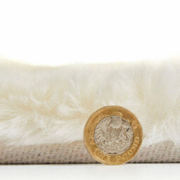 Ivory Shaggy Plain Modern Easy To Clean Rug For Living Room And Bedroom-80Cm X 150Cm - thumbnail 4