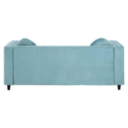 Orsina Farah Three Seater Midnight Green Velvet Sofa - thumbnail 4