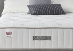 Somnior Beds Somnior Alexas Divan Bed Set With Midnight Pocket Sprung Mattress And Headboard Grey Tweed - thumbnail 3