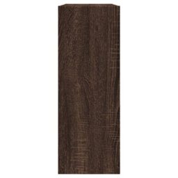 Berkfield Shoe Cabinet Brown Oak 80X21X57 Cm Engineered Wood - thumbnail 6