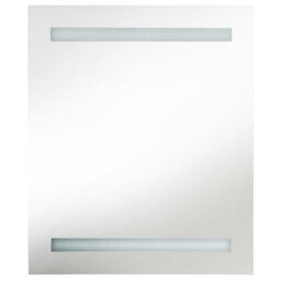 Berkfield Led Bathroom Mirror Cabinet 50X13.5X60 Cm - thumbnail 4