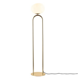 Nordlux Shapes Glass Floor Lamp Hand Blown Glass Brass,mains - thumbnail 2