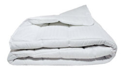 Indulgence Microfibre Single Bed 13.5 Tog Satin Stripe Duvet - thumbnail 1