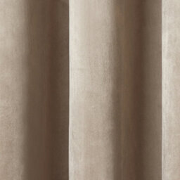 Laurence Llewelyn-Bowen Montrose Velvet Blackout-Coated Pair Of Natural Eyelet Curtains - thumbnail 3