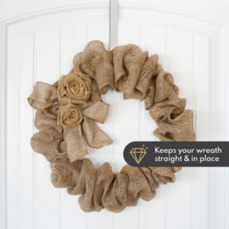 volila White Wreath Hanger - 38Cm Sleek Wreath Hook For Christmas Wreath, Christmas Decorations, Christmas Garland Hanger - thumbnail 7