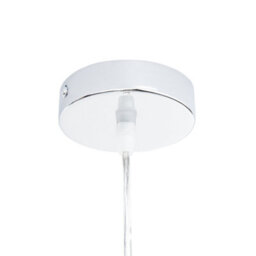 Wyld and Coco Open Shade Mdf Pendant Light With Light Brown Metal Frame, 19Cm X 119Cm H - thumbnail 6