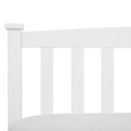 Beliani Bed Pine Wood Giverny 90 X 200 Cm (Eu Single) White - thumbnail 9