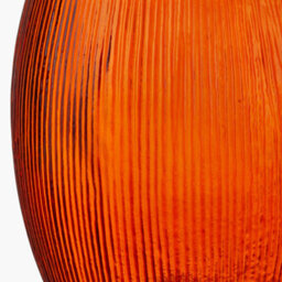 Pacific Lifestyle Tall Vase In Orange Recycled Glass - thumbnail 6