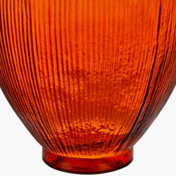 Pacific Lifestyle Tall Vase In Orange Recycled Glass - thumbnail 5