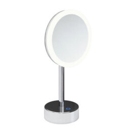 Cosmic Magnifying Mirror, X5, Adjustable Led Light, Chrome, Usb Charging Port, Architect Collection (3W 5V/1A) - thumbnail 1