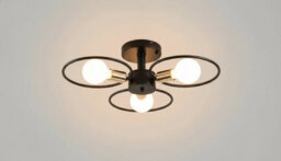 3 Heads Ceiling Lamp Simple Living Room Study Chandelier Bedroom Ceiling Lamp - thumbnail 1