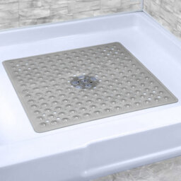 Anti Slip Square Shower Mat 53 X 53Cm Bath Mat With Suction Cup And Drain Hole, Antibacterial Mildew-Resistant Machine Washable - thumbnail 8
