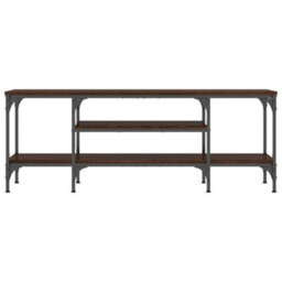 Walplus Tv Cabinet Brown Oak 121X35X45 Cm Engineered Wood&iron - thumbnail 4