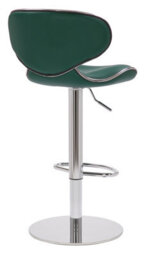 Lamboro Carcaso Deluxe Kitchen Bar Stool, Single, Adjustable Swivel Gas Lift, Chrome Footrest, Breakfast & Home Bar Stools, Sage Green - thumbnail 4