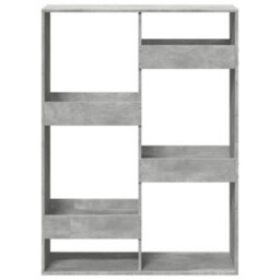 Berkfield Room Divider Concrete Grey 100X33X135 Cm Engineered Wood - thumbnail 4