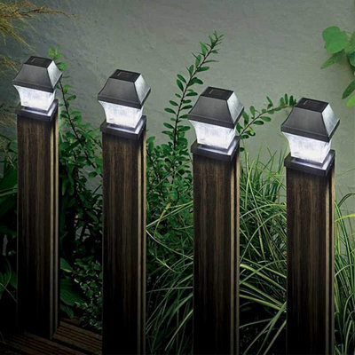 Marco Paul Solar Led Post Cap Light For Outdoor Fence Posts Or Decking - image 1