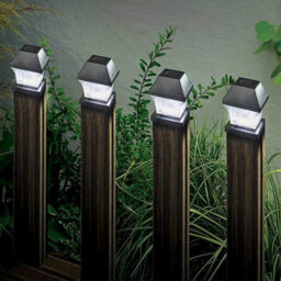 Marco Paul Solar Led Post Cap Light For Outdoor Fence Posts Or Decking