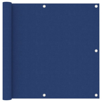 Berkfield Balcony Screen Blue 90X600 Cm Oxford Fabric - image 1