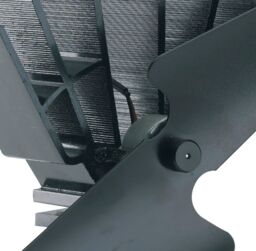 Slemcka Black Stove Fan (H)230mm (W)130mm (D)120mm - thumbnail 3