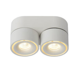 Lucide Yumiko Modern Surface Mounted Ceiling Spotlight 7,8Cm - Led Dim. - 2X8W 2700K - White - thumbnail 2