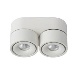 Lucide Yumiko Modern Surface Mounted Ceiling Spotlight 7,8Cm - Led Dim. - 2X8W 2700K - White - thumbnail 3