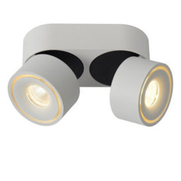 Lucide Yumiko Modern Surface Mounted Ceiling Spotlight 7,8Cm - Led Dim. - 2X8W 2700K - White - thumbnail 6