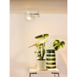 Lucide Yumiko Modern Surface Mounted Ceiling Spotlight 7,8Cm - Led Dim. - 2X8W 2700K - White - thumbnail 4