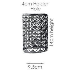Brushed Silver Drum Lampshade Modern Retro Style Metal Light Shade For Ceiling Pendant Or Table Lamps - thumbnail 3