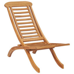 Berkfield Folding Garden Chair 50X90X69 Cm Solid Wood Teak