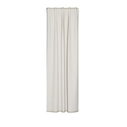 Bricoflor Semi-Sheer Curtain With Concealed Loops  - Beige-Cream - 2,45 X 1,40 M - Plain - thumbnail 5