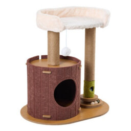 Living And Home Cat Tree With Scratching Posts And Toy, 59Cm H - thumbnail 5