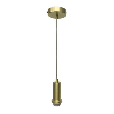 First Choice Lighting Celine - Satin Brass Ceiling Pendant Flex Suspension Kit For Shades - image 1