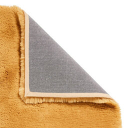 Mustard Shaggy Rug, Plain Rug With 80mm Thickness, Anti-Shed Modern Mustard Rug For Bedroom, & Diningroom-150Cm X 230Cm - thumbnail 6