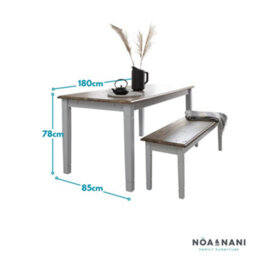 Nöa & Nani Noa & Nani Dining Table X Large 180Cm Seats 6 To 8  In Dark Pine - thumbnail 8