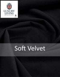 Luxury Living Triple Woven Blackout Velvet Ring Top Curtains With Cascading Diamante Studs 117Cm X 183Cm Black - thumbnail 5