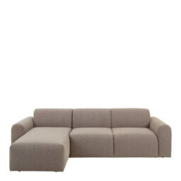 Wyld Haus Bilbao Boucle Beige Left-Facing L-Shaped Chaise Longue Sofa 3-Seater - thumbnail 2
