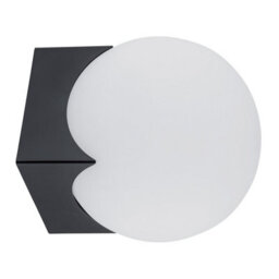 Luminosa Lighting Luminosa Austin Wall Lamp Opal Matt, Black Matt - thumbnail 2