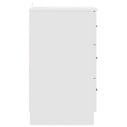 Walplus Bedside Cabinet White 38 X 38 X 66 Cm Engineered Wood - thumbnail 7