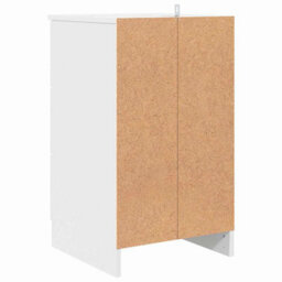 Walplus Bedside Cabinet White 38 X 38 X 66 Cm Engineered Wood - thumbnail 8
