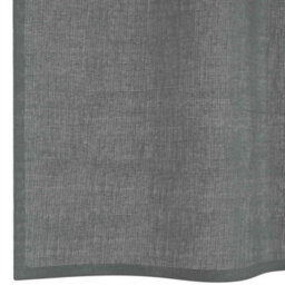 Berkfield Voile Curtains With Loops 2 Pcs Dark Grey 140X260 Cm - thumbnail 6