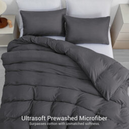 Pamposh King Size Duvet Cover Set Pre-Washed Microfibre Bedding Set Lightweight Premium Quilt Cover Set With Zipper Closure - thumbnail 3
